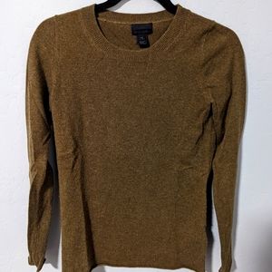 J.Crew Italian Cashmere Olive Green Sweater